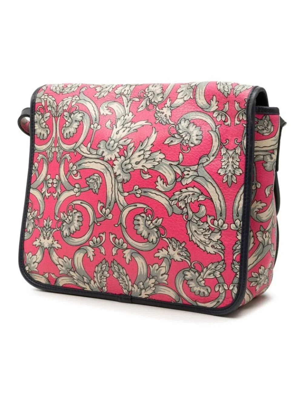 Loewe Anagram Crossbody Shoulder Bag Pink Multicolor Leather